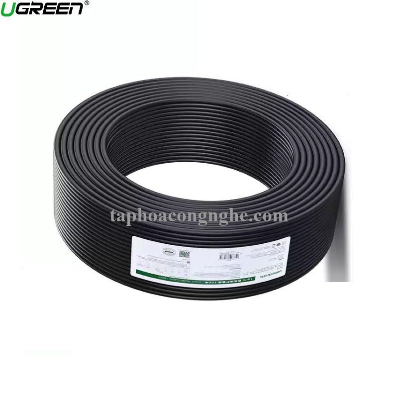 Ugreen 80165 100m 2c x 2.5mm² Cuộn cáp âm thanh HiFi ngoài trời dùng cho sân khấu av159 30080165
